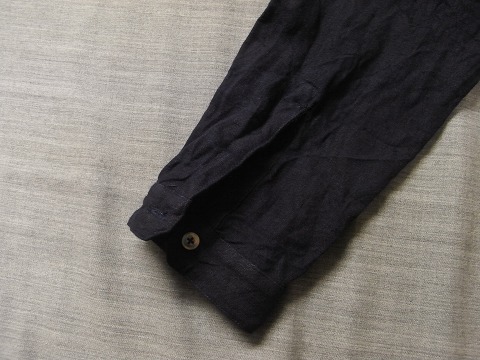 2月の製作 / classic frenchwork indigoheavylinen shirt_e0130546_14052643.jpg