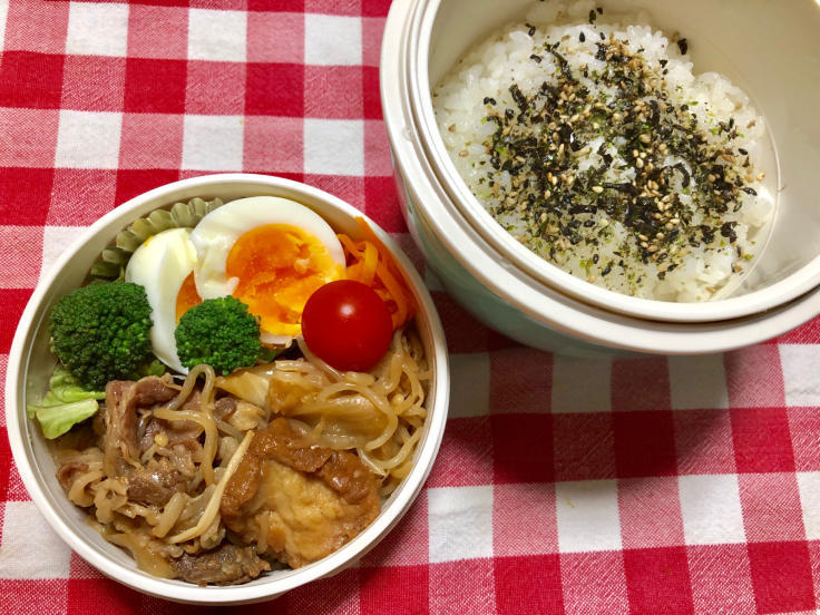 すき焼き 子供弁当 日だまりカフェ すき焼き 子供弁当 日だまりカフェ