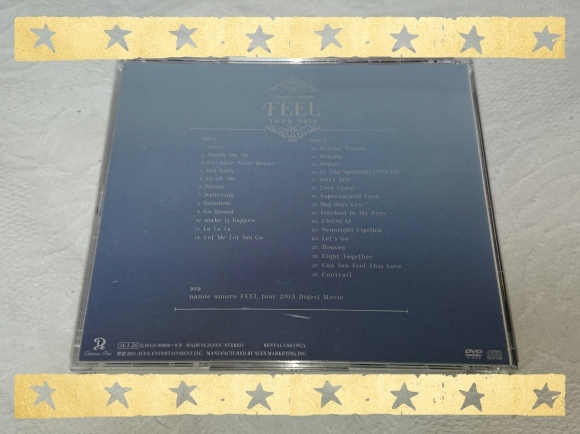 安室奈美恵 / FEEL tour 2013 レンタル限定_b0042308_06162113.jpg