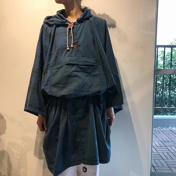 ポンチョ　コットン素材、、　KENNETH FIELD_d0364239_19411492.jpg