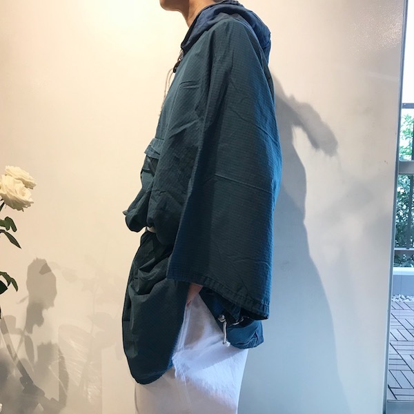 ポンチョ　コットン素材、、　KENNETH FIELD_d0364239_19413119.jpg