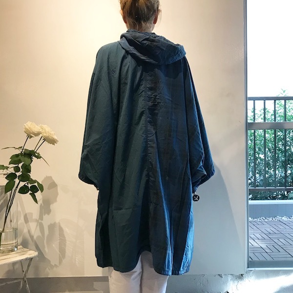 ポンチョ　コットン素材、、　KENNETH FIELD_d0364239_19421855.jpg