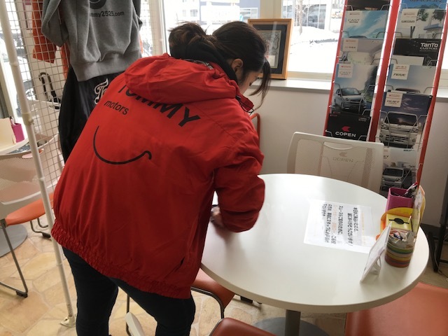 1月26日(土)☆TOMMYアウトレット☆あゆブログ(۶•̀ᴗ•́)۶ ハリアーI様納車♪エスティマM様納車♪ムーヴS様納車♪_b0127002_16442007.jpg