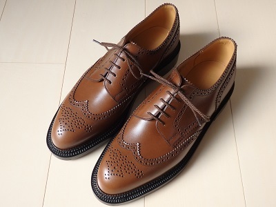 J.M Weston Triple sole derby 590 wing