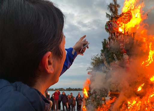 20190113 横須賀「平成最後の」おんべ焼き_e0150566_193564.jpg