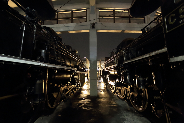 京都・冬の光宴2018～星屑のアクセサリー～ －京都鉄道博物館 扇形車庫ライトアップ（後編）－_b0169330_20555724.jpg