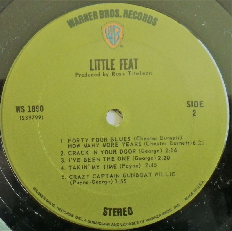 Little Feat その3 Same : アナログレコード巡礼の旅