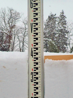 暖冬の積雪深を測ってみました_c0336902_18133646.jpg