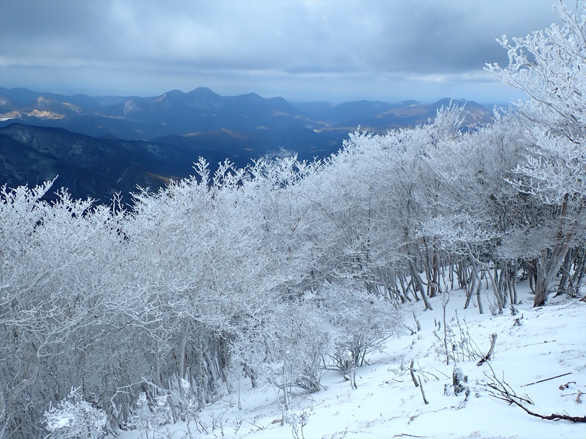 △　霧氷の美しい三峰山（みうねやま）　スノートレッキング　△_f0348933_19493451.jpg