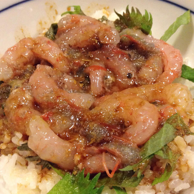 濃厚甘海老丼_a0334793_14233977.jpg