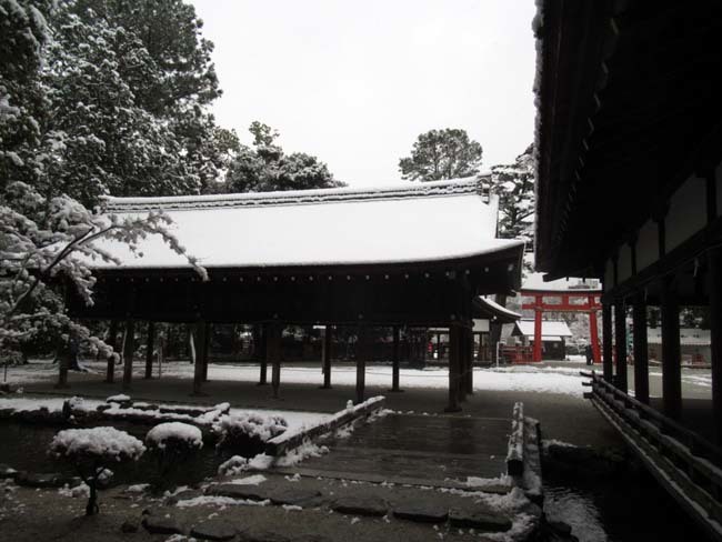 雪景色　上賀茂神社_e0048413_21144959.jpg