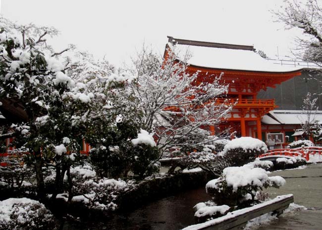 雪景色　上賀茂神社_e0048413_21145898.jpg