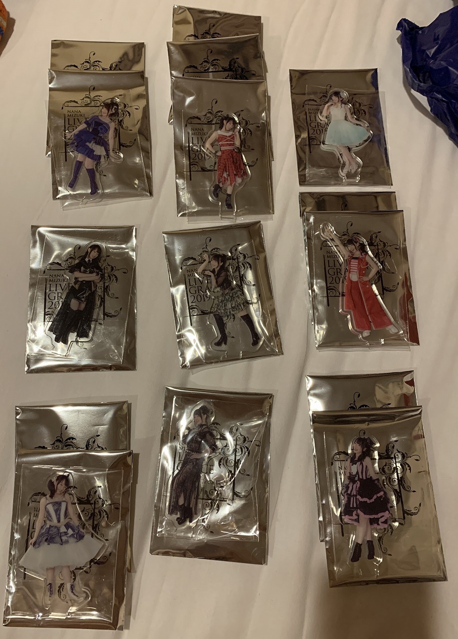 新品正規品  水樹奈々 LIVE 9種セット アクリルスタンド OPUSⅢ GRACE その他