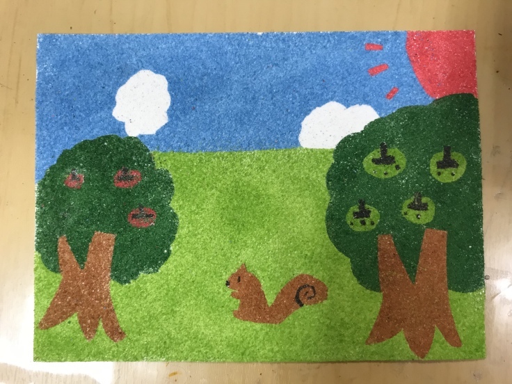 小学3年生の砂絵 東西線浦安駅徒歩2分の絵画教室 Atelier創 アトリエ ソウ のブログ 小学3年生の砂絵 東西線浦安駅徒歩2分の絵画教室 Atelier創 アトリエ ソウ のブログ