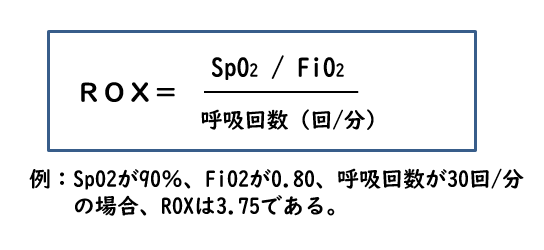 ネーザルハイフロー治療の成否を予測する指標:ROX_e0156318_9404899.png