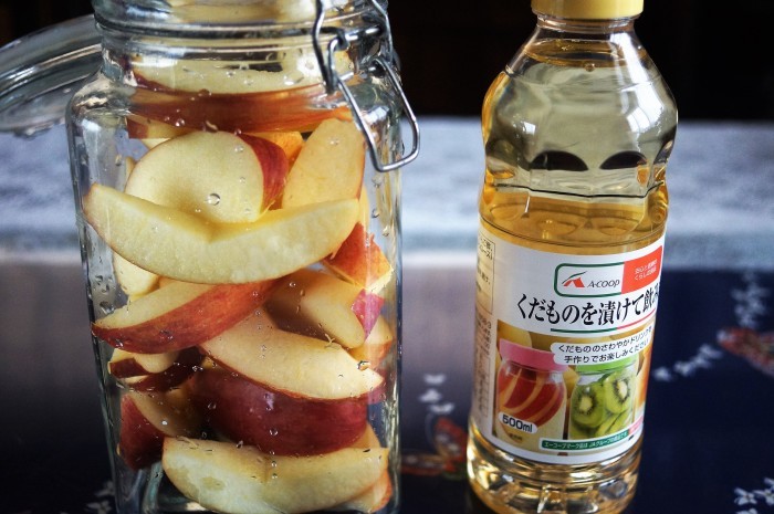 ■美容と健康に＾＾【美味しいリンゴ酢作り】簡単！！5分♪_b0033423_20405254.jpg