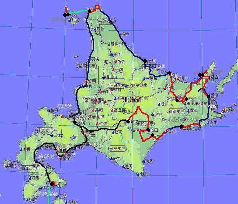 昭和15年　北海道地方　ツーリスト案内 昭和15年 北海道地方 ツーリスト案内 昭和15年 北海道地方
