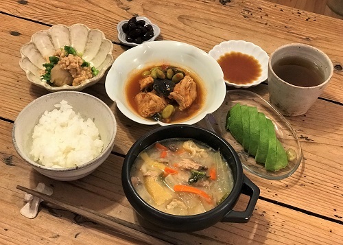 あさりのしぐれ煮のっけ弁当と おうちごはんと..._d0249193_21151262.jpg