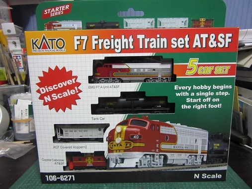 KATO F7 Freight Train set AT＆SF
