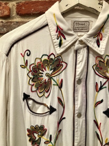 HBarC CALIFORNIARANCHWEAR カリフォルニアランチウェア H Bar C カリフォルニア ランチウェア ウエスタンシャツ 60s