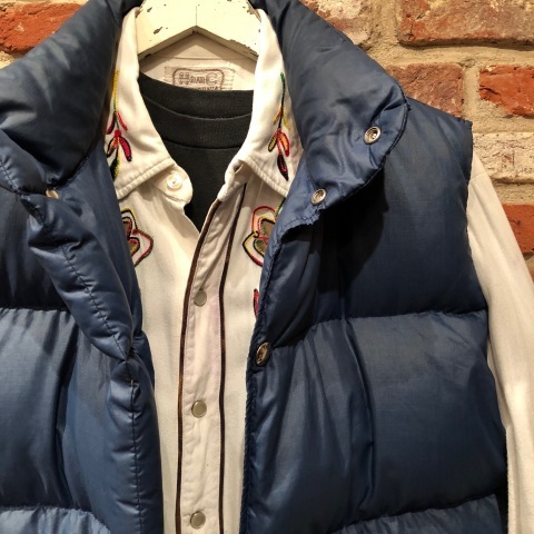 HbarC カリフォルニアランチウェア　ダウンベスト　サイズL ビンテージ　古着 HbarC カリフォルニアランチウェア ダウンベスト サイズM 古着 - メルカリ