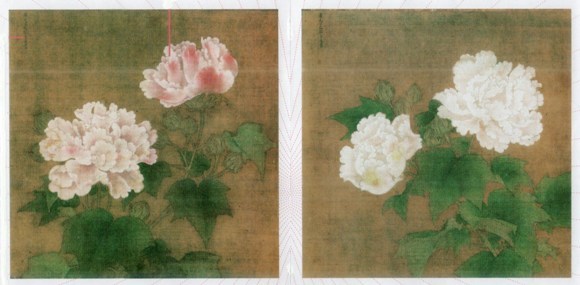 e国宝 - 紅白芙蓉図