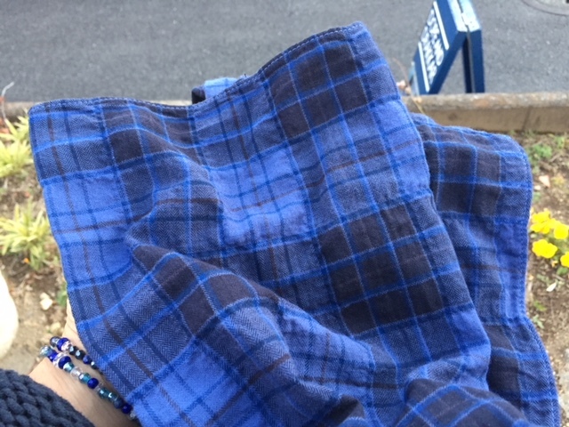 やっぱりラピス染めっていいな♪と気が付いた夕暮れ 笑_d0108933_16543931.jpg