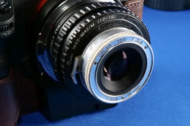 FOCA  Body Oplar 50mm F2.8 とアダプター FOCA Body Oplar 50mm F2.8 とアダプター FOCA Body Oplar 50mm