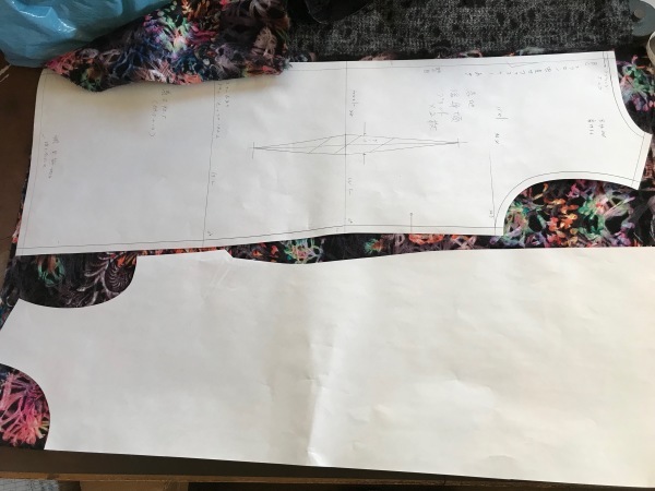 ニードルパンチのプリントでワンピースを作ります_e0397389_13165812.jpeg