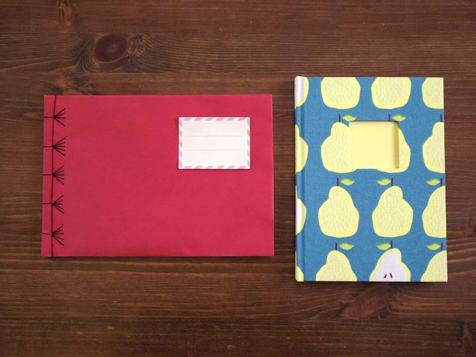 窓のある表紙の本づくりと 和綴じのアレンジ Yukaiの暮らしを愉しむヒント