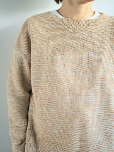 unfil　french linen honeycomb-knit sweater_b0139281_1252513.jpg