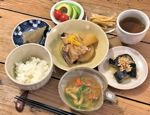あさりのしぐれ煮のっけ弁当と おうちごはんと..._d0249193_22431495.jpg