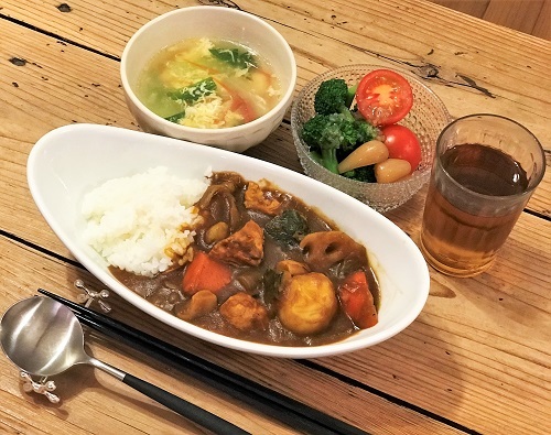 あさりのしぐれ煮のっけ弁当と おうちごはんと..._d0249193_22531849.jpg