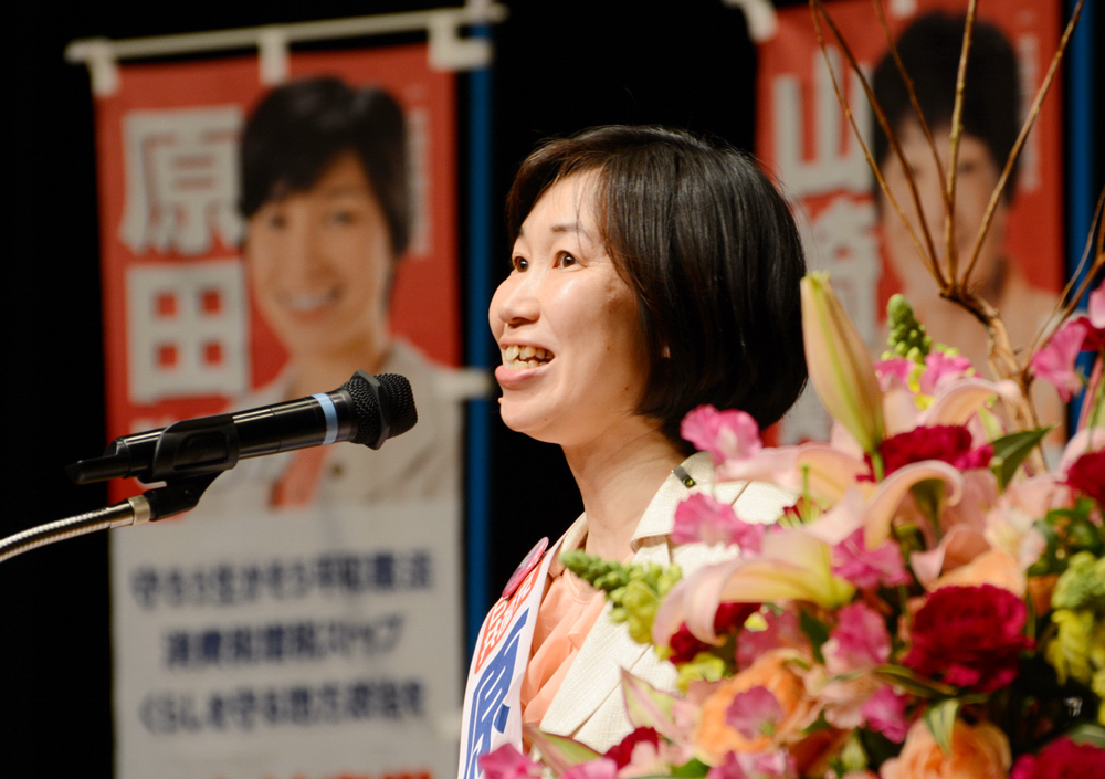 東京・清瀬市で共産党演説会_b0190576_23462419.jpg