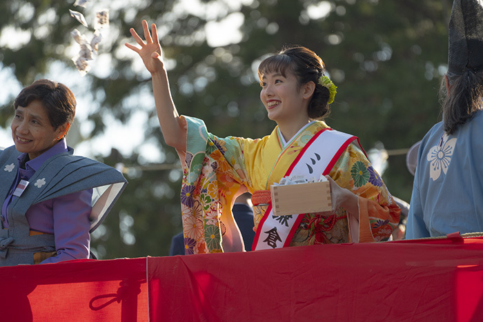 鎌倉宮の節分祭　ミス鎌倉も豆まき_b0145398_23251924.jpg