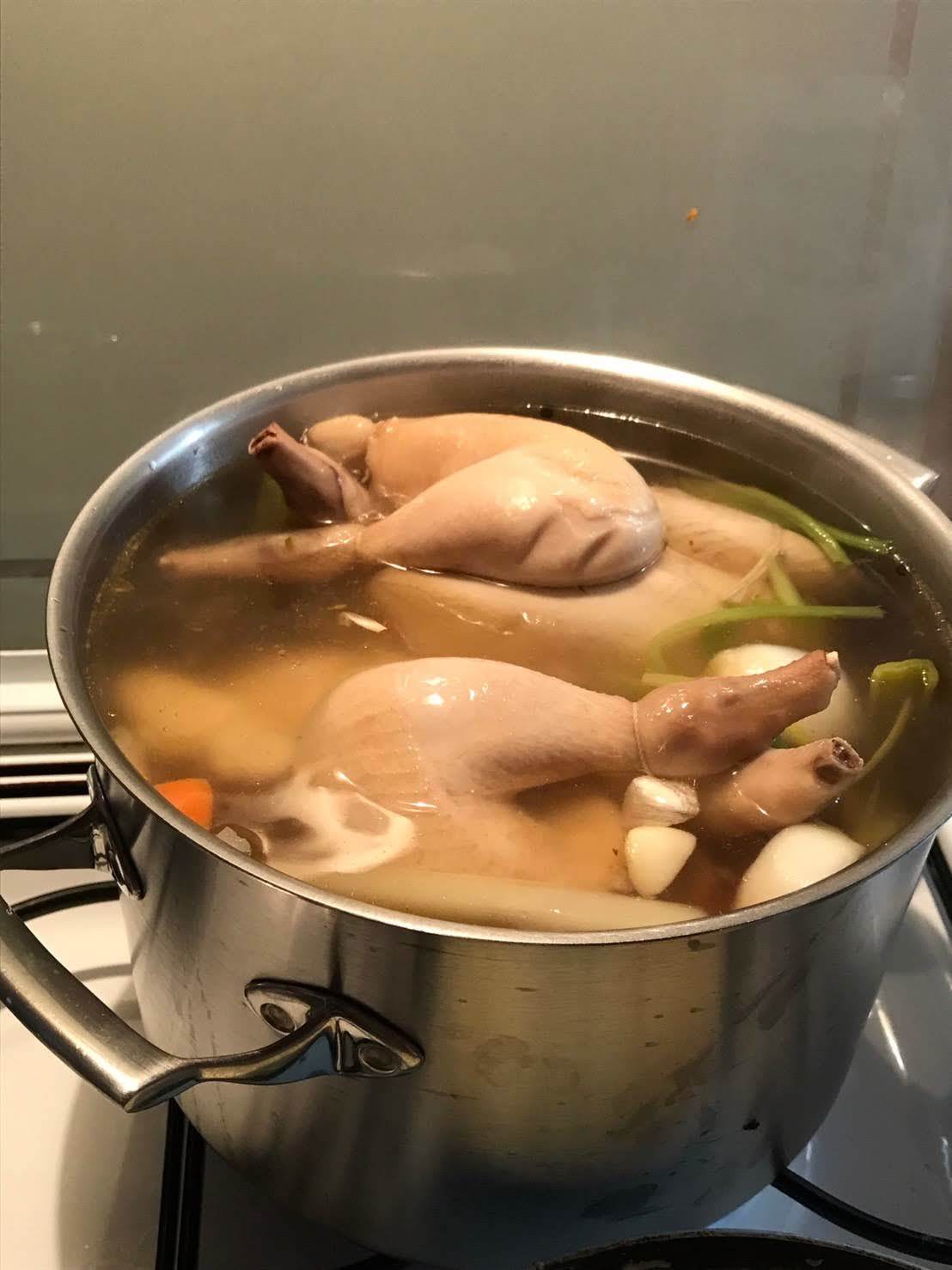 丸鶏のポトフとガトーショコラなど|フレンチシェフに教わる本格料理_b0345136_21442956.jpg