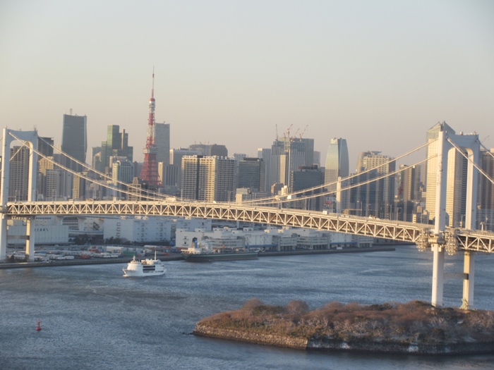 【グランドニッコー東京台場】View Lounge on 27th からの眺め_b0009849_19455417.jpg