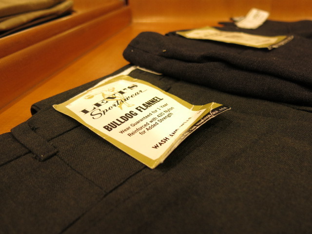 \"1960\'S LEVI\'S SPORTSWEAR BULLDOG FLANNEL / McQueen PANTS\"ってこんなこと。_c0140560_15515756.jpg