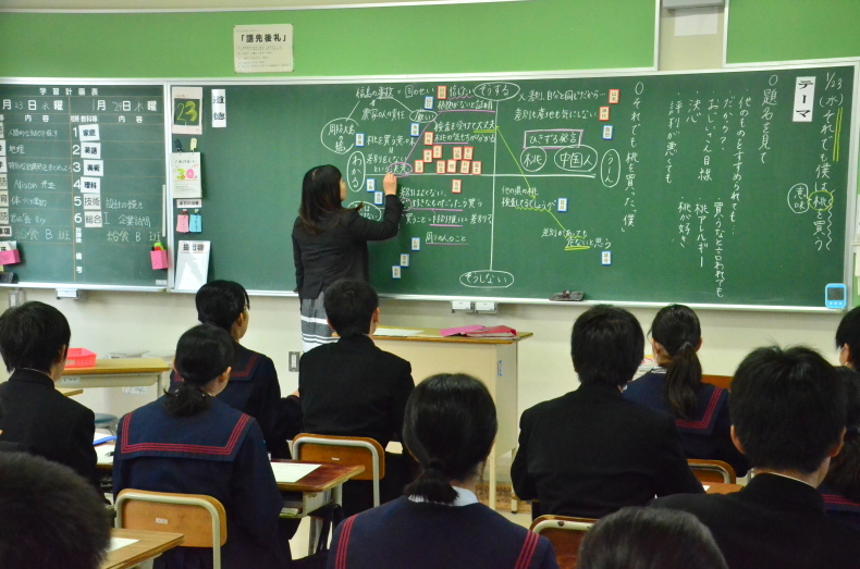 19年1月22日 水 の道徳の授業から 特別の教科 道徳