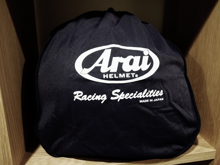 Arai ヘルメット袋!_c0334654_20203236.jpg