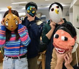 張り子のお面、ラスト・ラン展示_d0076558_13162490.jpg