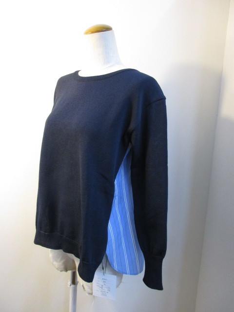 マイカアンドディール/MICA&DEAL  back stripe pullover　☆_e0076692_18594911.jpg