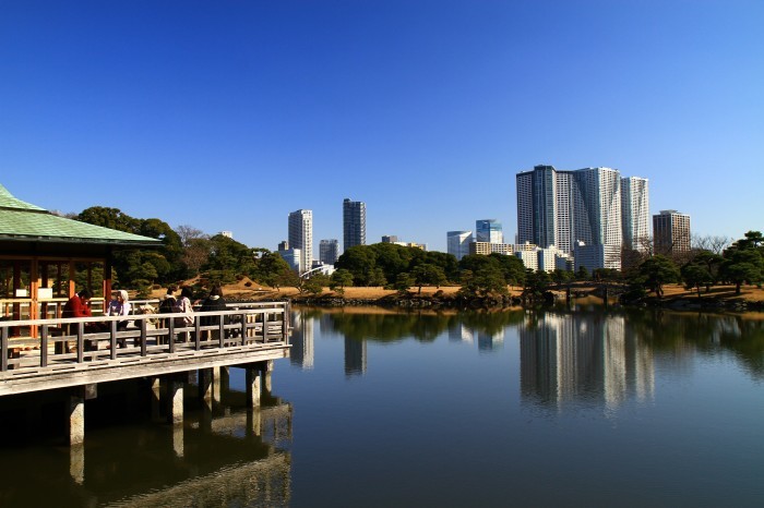 潮入の池 浜離宮恩賜庭園 お散歩写真 O Edo Line