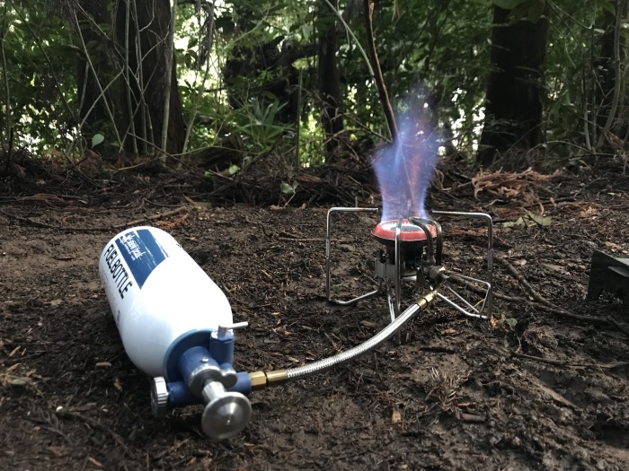 森で焼肉 スノーピーク ギガパワーWGストーブで遊ぶ : BIG FISH