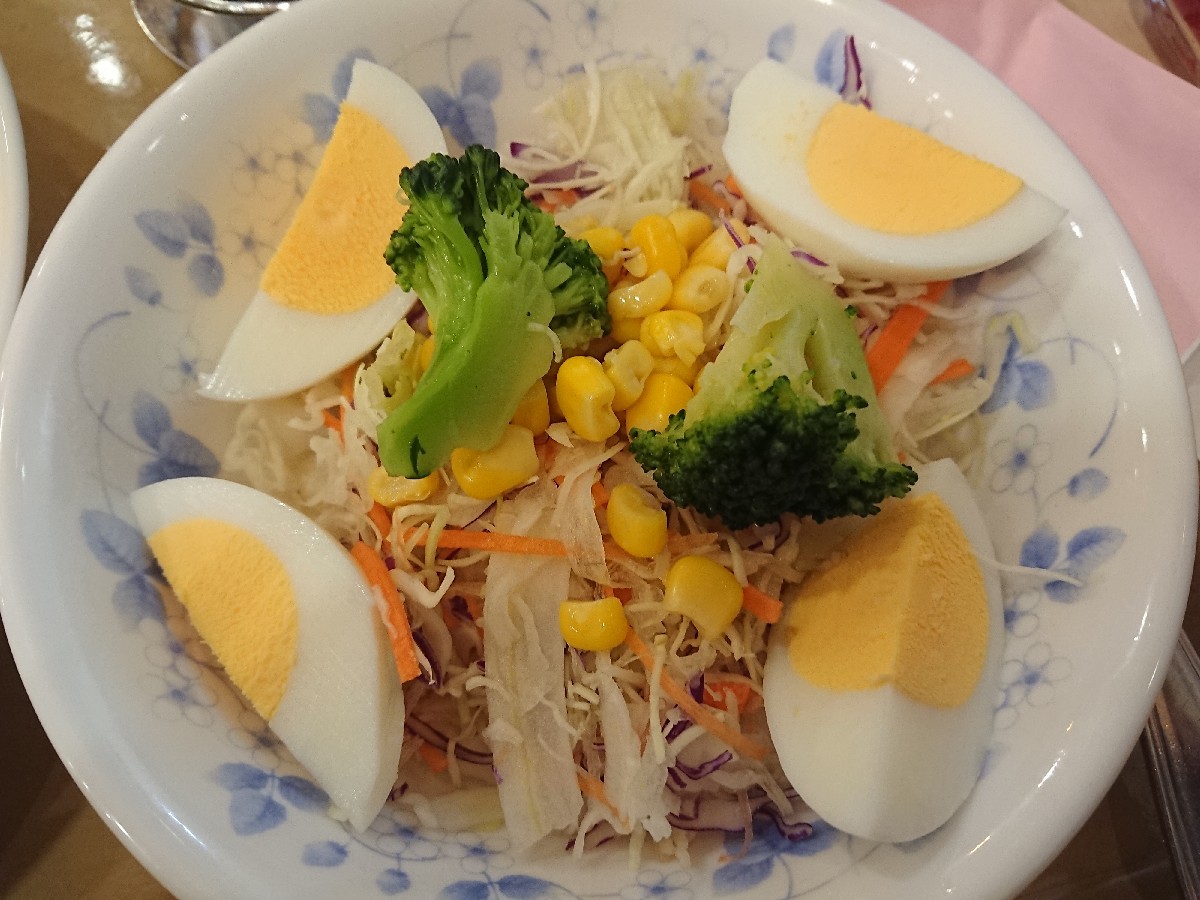 2/9  カレーショップC&C京王高橋SC店  ほうれん草カレー中辛大盛 ＋ アプリ限定無料ハンバーグ & 玉子サラダ ￥800_b0042308_18482265.jpg