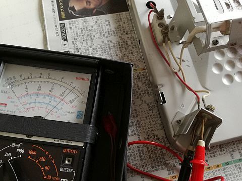 こたつ壊れた なんとか修理 青いそらの下で