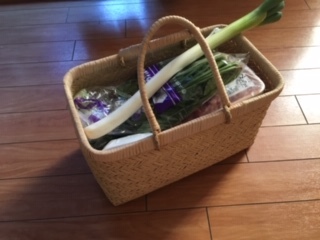 岩手(一戸)のすず竹の買い物かご(市場かご) : 早起き鳥の日記 岩手(一戸)のすず竹の買い物かご(市場かご) : 早起き鳥の日記