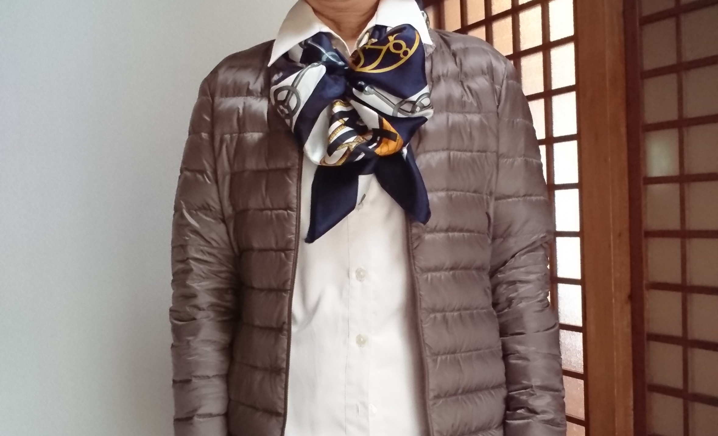 2月11日 70代 100均のカラーゴムをスカーフリング代わりにして 楽しく元気に暮らします