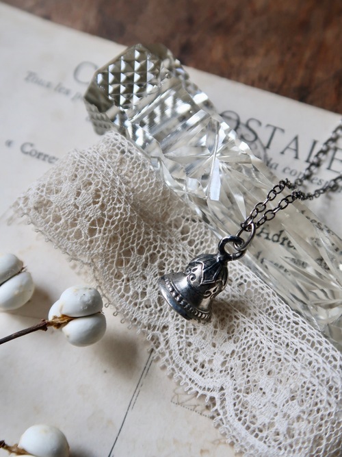 アンティークフランス蚤の市呼びベルシルバー