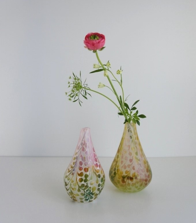 芽吹き展 中野由紀子さんの一輪挿し 1_b0353974_00011133.jpg